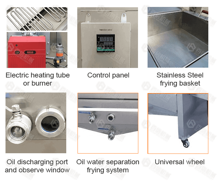 Manual Batch Fryer Machine_Henan Baixin Machinery